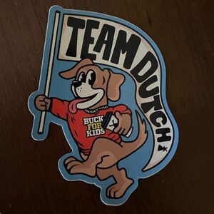 Dutch Bros Buck for Kids Day 2024 sticker